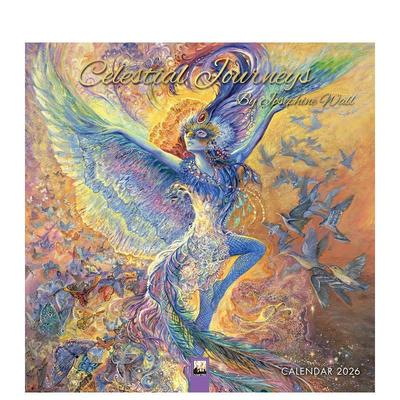 【预售】约瑟芬·沃尔《天体之旅》 2026年挂历（艺术日历） Celestial Journeys 原版日历图书
