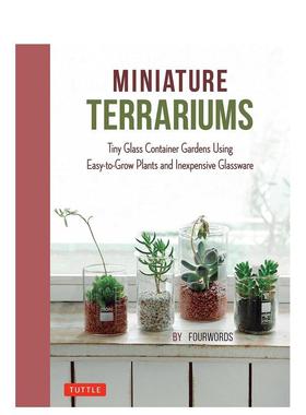 【现货】微型玻璃盆栽 Miniature Terrariums 原版英文室内设计装饰图书