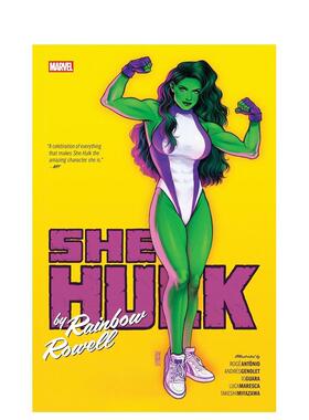 【预售】漫威漫画 女浩克全集 She-Hulk By Rainbow Rowell Omnibus Jen Bartel Cover 英文漫画书原版进口美漫漫画书籍
