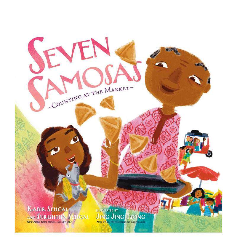 【现货】七个萨莫萨三角饺 Seven Samosas 原版英文儿童语言/概念启蒙图书