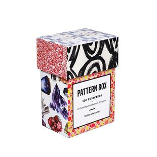 【预售】图案盒:10位当代图案设计师设计的100张明信片 Pattern Box 原版明信片图书