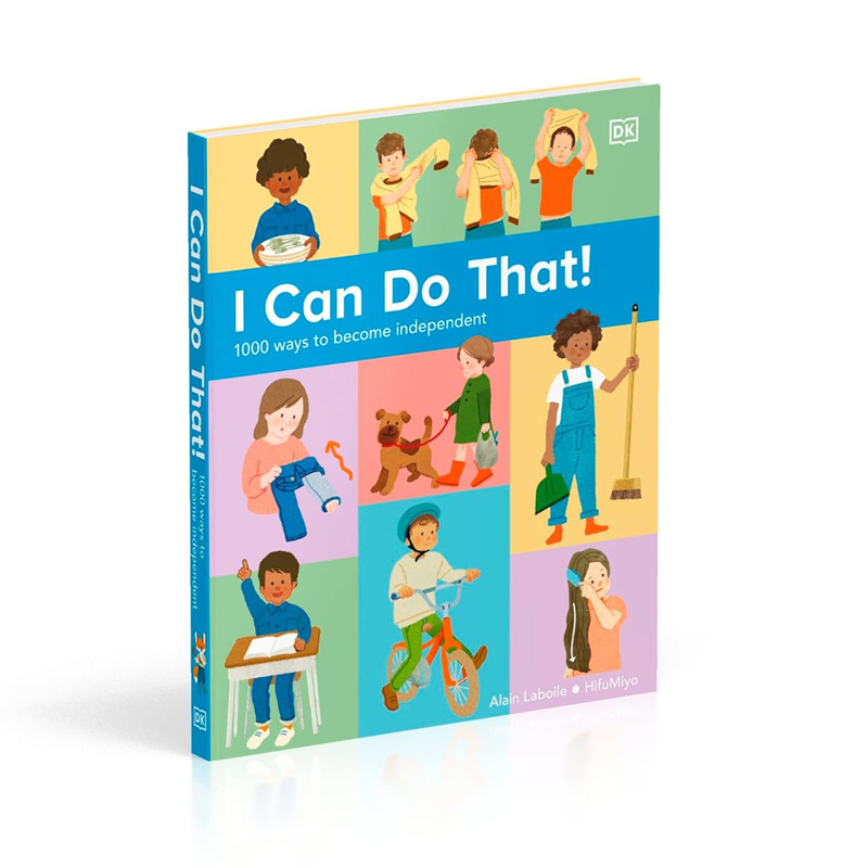 DK 我能自己做:1000个独立生存技能 I Can Do That!: 1,000 Ways to Become Independent 英文原版儿童绘本3-6岁教育启蒙 书籍/杂志/报纸 艺术类原版书 原图主图