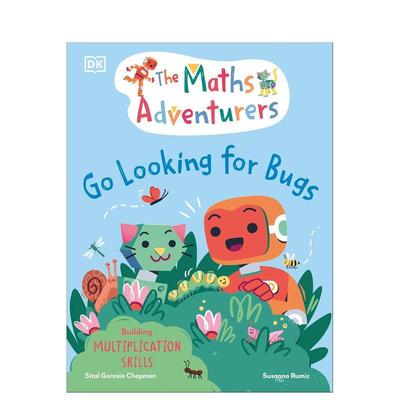 【预售】【数学冒险家】昆虫搜寻大作战 【The Math Adventurers】Go Looking for Bugs 原版英文儿童绘本图书书籍