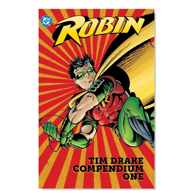 【现货】DC漫画 罗宾卷1 蒂姆-德雷克 Robin: Tim Drake Compendium Book One 英文漫画书原版进口图书 平装美漫书籍Chuck Dixon