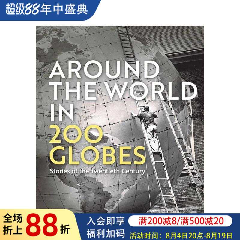 【预售】200 个地球仪环游世界:二十世纪的故事 Around the World in 200 Gl 原版英文人文历史图书书籍