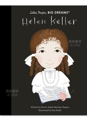 【现货】小人物大梦想系列海伦·凯勒 英文原版儿童人物传记绘本精装 Helen Keller(Little People,BIG DREAMS,89)励志故事 3-6岁