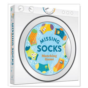 【现货】【Matching Game】Missing Socks ,【对号入座游戏】袜子不见了英文儿童趣味 原版图书外版进口书籍