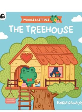 【现货】水洼与莴苣：树屋大冒险 Puddle & Lettuce: The Treehouse 原版英文儿童绘本图书