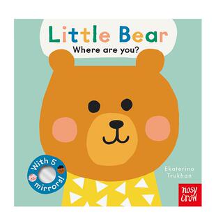 【现货】【翻翻镜面书】你在哪，小熊? 【Baby Faces】Little Bear， Where Are You? 原版英文儿童趣味图书书籍