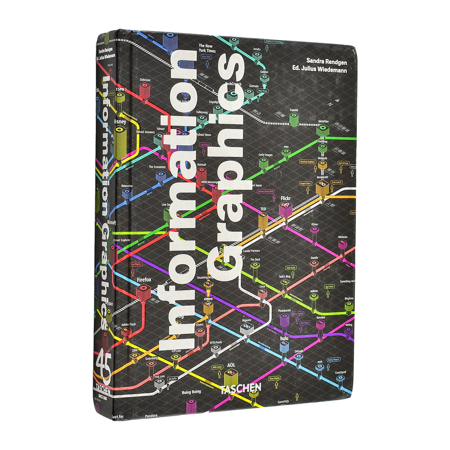 【现货】【TASCHEN】信息图形设计全书 【45th Anniversary Edition】Information Graphics 原版英文字体图案标志设计图书书籍