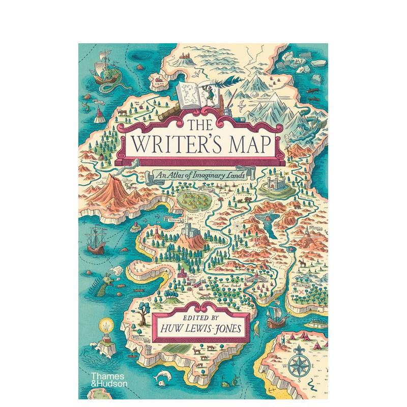 【预售】作家地图:文学创作灵感图集(平装) The Writer's Map 原版英文文学 英国设计与制作奖 正版进口书