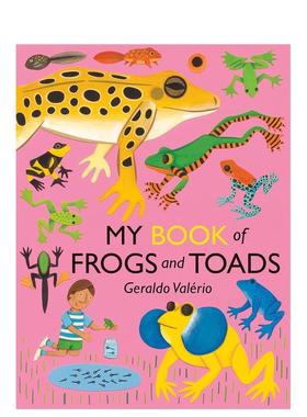 【预售】【小小自然学家科普大书】青蛙和蟾蜍 My Book of Frogs and Toads 原版英文儿童绘本 进口图书