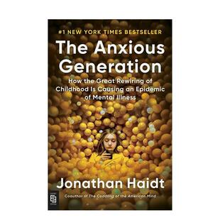 【现货】焦虑的一代（平装） The Anxious Generation Goodreads高分推荐 原版英文社会科学 进口图书
