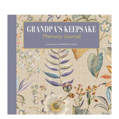 【预售】爷爷的传家记忆手账 Grandpa’s Keepsake Memory Journal 原版笔记本Notebook