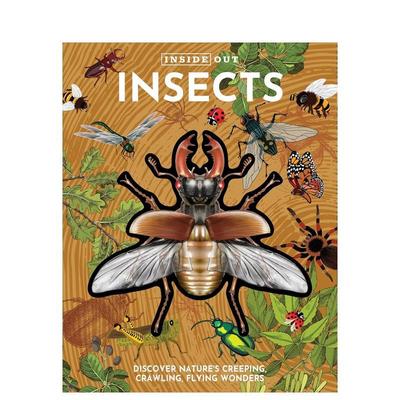 【预售】【里里外外】昆虫 【Inside Out】Insects 原版英文儿童绘本图书