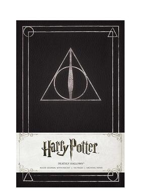 【预售】哈利·波特死亡圣器手账本 HARRY POTTER DEATHLY HALLOWS RULED JOURNAL 原版笔记本Notebook 进口图书