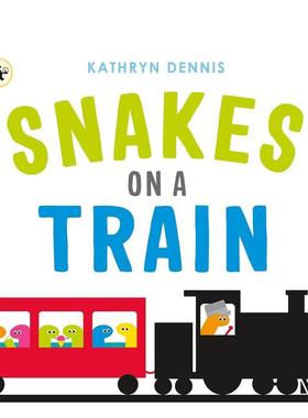 【现货】搭火车的小蛇 Snakes on a Train 原版英文儿童绘本图书