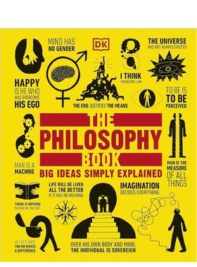 【现货】哲学书：大道至简 The Philosophy Book : Big Ideas Simply Explained 原版英文社会科学