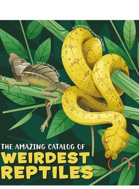 【预售】神奇爬行动物图鉴 The Amazing Catalog of Weirdest Reptiles 原版英文儿童绘本图书书籍