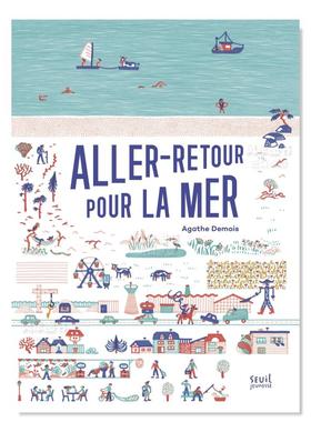 【现货】【嵌套式内页】往返大海的旅程 Aller-retour pour la mer法文艺术绘本Agathe Demois Seuil Jeunesse