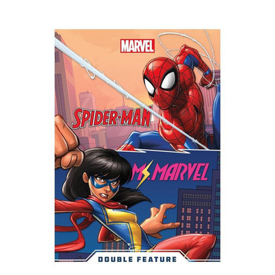 【预售】漫威双连载：蜘蛛侠与惊奇女士 Marvel Double Feature: Spider-Man and Ms. Marvel 原版英文儿童漫画图书书籍