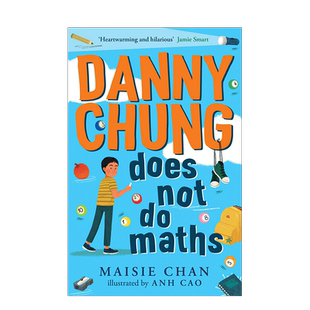 【预售】钟丹妮不会做数学Danny Chung Does Not Do Maths 6岁以上少儿数学理科锻炼趣味练习图书 英文原版书籍进口