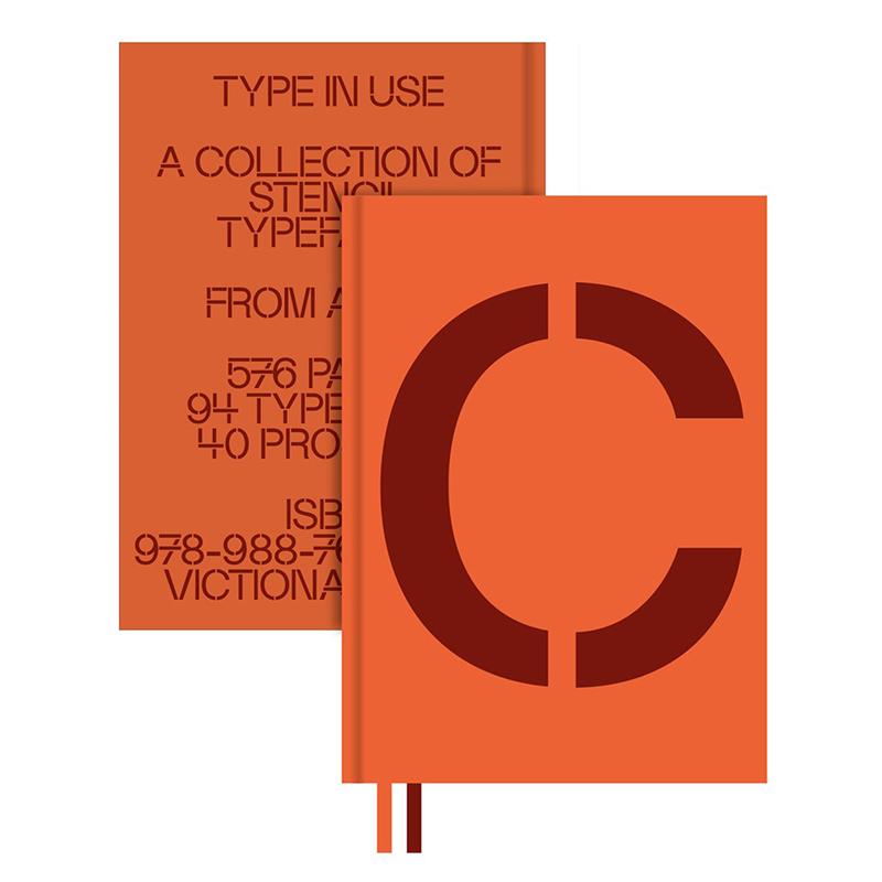 【现货】模板字体应用:模板字体作品集 Stencil in Use?:?a Collection of Stencil Typefaces 原版英文字体图案标志设计图书
