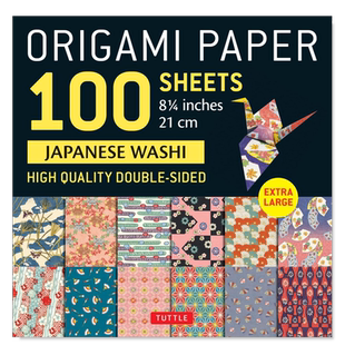 【预售】折纸100张日本和纸 8 1/4 英寸(21 厘米) Origami Paper 100 sheets Japanese Washi 8 1/4