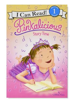 【现货】【粉红公主】故事时间 Pinkalicious: Story Time英文儿童绘本原版图书进口书籍Kann, Victoria