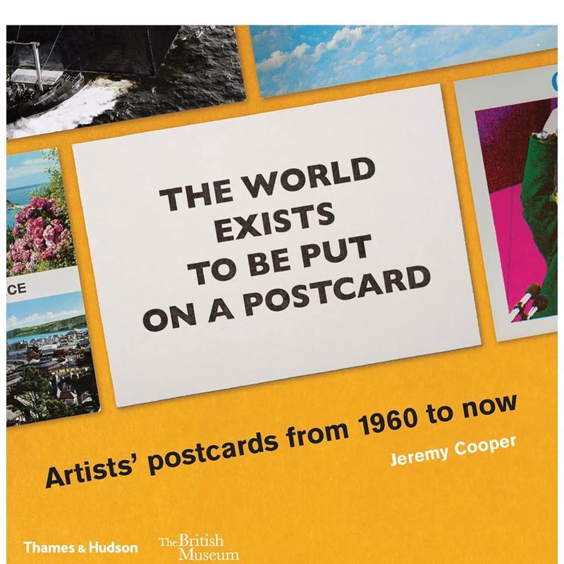 【现货】世界存在于一张明信片上 The world exists to be put on a postcard 原版英文字体图案标志设计图书书籍