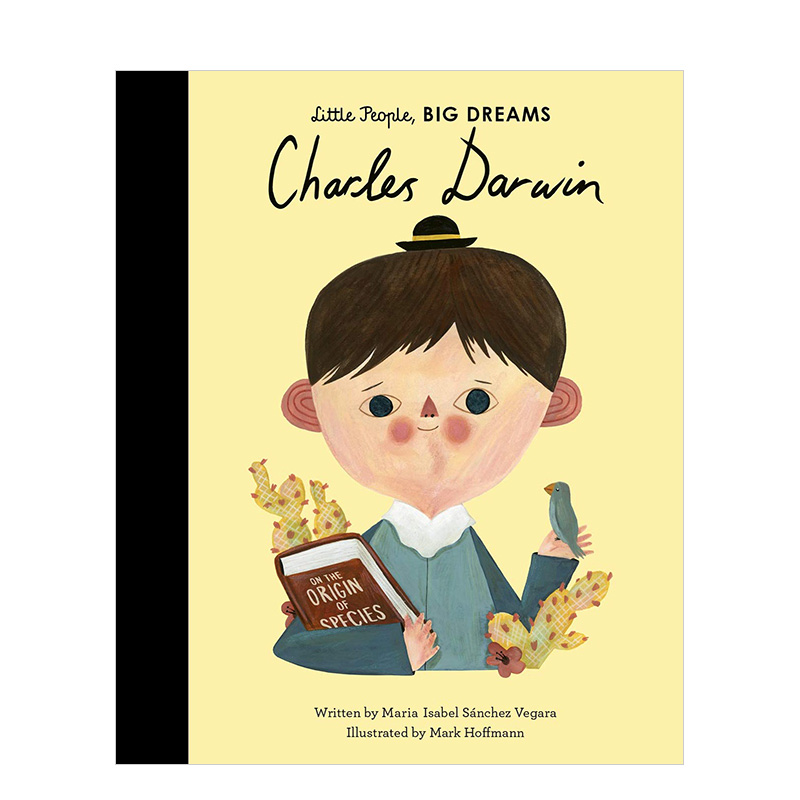 【现货】查尔斯·达尔文Charles Darwin 3-6岁人文艺术启蒙彩图绘本英文原版早教学前教育人物故事进口图书书籍