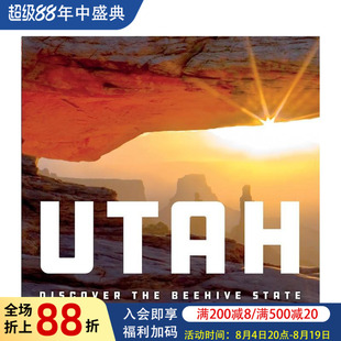 【预售】蜂窝之州犹他：冰蚀地形摄影 Utah: Discover the Beehive State 原版英文摄影作品集自然景观