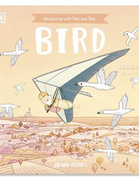 【预售】DK 鸟儿 Adventures with Finn and Skip: Bird 英文原版儿童绘本3-6岁 英国插画师Brendan Kearney环保绘本进口故事书