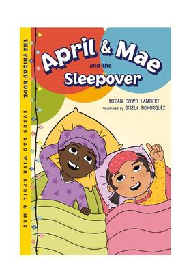 【预售】艾普尔和梅：过夜 April And Mae Sleepover 原版英文儿童绘本