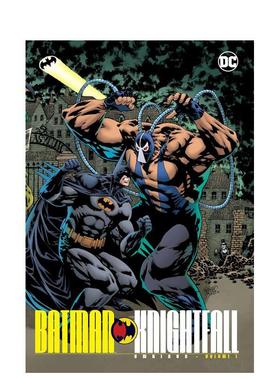 【现货】DC漫画 蝙蝠侠：骑士陨落 全集 卷1 Batman: Knightfall Omnibus Vol. 1 (New Edition) 原版英文漫画书进口图书
