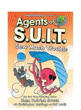 【预售】【调查员：西装特工】卷4：麻烦多多 Investigators: Agents of S.U.I.T. 原版英文儿童漫画图书(预计2月出版)