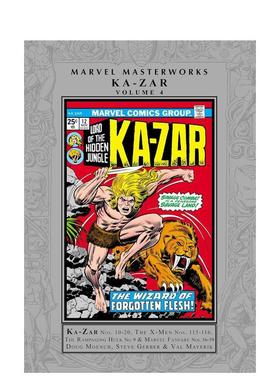 【预售】英文漫画 漫威Marvel 漫威大师作品：卡·扎尔 卷4 Marvel Masterworks: Ka-Zar Vol. 4 原版英文图书