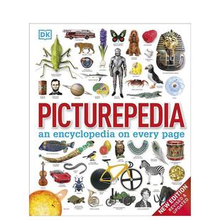【现货】图片百科:每页都含百科全书 Picturepedia: an encyclopedia on every page 原版英文儿童绘本图书书籍