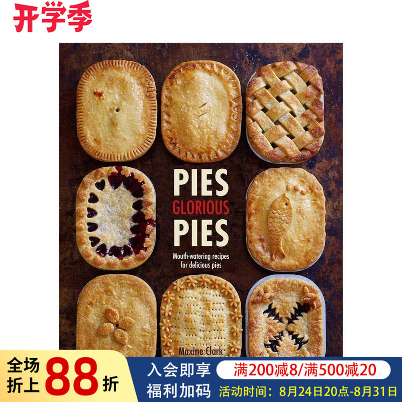 【现货】Pies Glorious Pies 美味馅饼:令人垂涎的馅饼食谱 烹饪料理食谱图书书籍