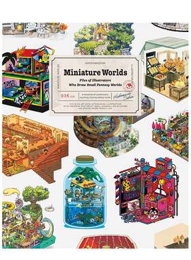 【现货】箱庭世界：描绘小小幻想世界的插画家档案 Miniature World 英文原版插画集艺术作品集画册书籍 PIE