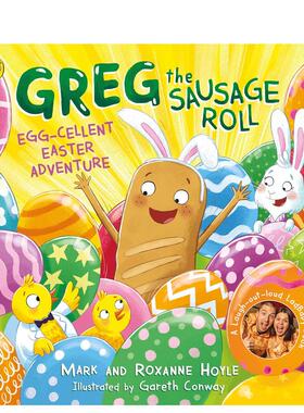 【现货】香肠卷格雷格:鸡蛋味复活节冒险 Greg the Sausage Roll:Egg-cellent Easter Adventure 英文原版儿童绘本故事英语图画书