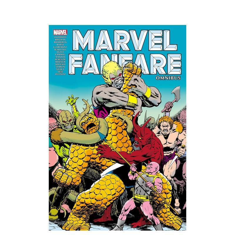 【预售】漫威漫画 漫威盛典华章 全集2 Marvel Fanfare Omnibus Vol. 2 Jim Starlin Cover 精装 英文漫画书原版进口美漫漫画书籍