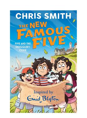 【预售】【五人探险队】五人组与走私密码之谜 【The New Famous Five】Five and the Smuggler's Code 原版英文儿童故事图书