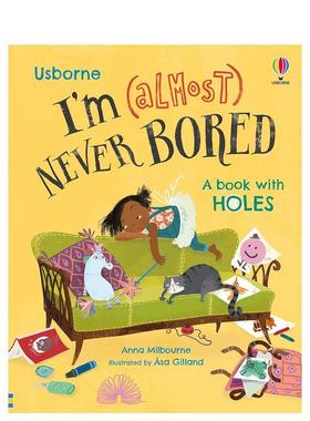 【现货】我（几乎）从不感到无聊 I’m (almost) Never Bored 原版英文儿童绘本图书