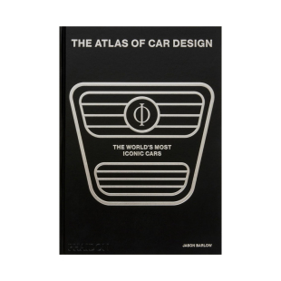 英文工业产品设计 汽车设计图集：细数世界标志性车型 原版 Design Car Atlas The 玛瑙黑封面 预售