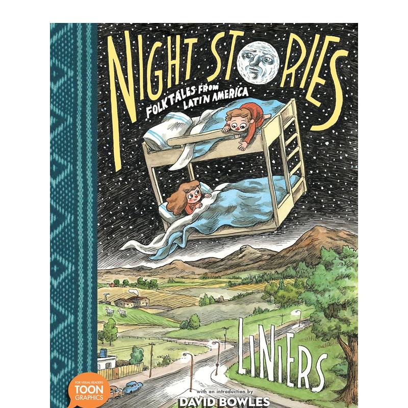 【预售】夜晚的故事:拉丁美洲民间故事 Night Stories 英文原版儿童漫画书青少年英语读物 艾斯纳奖得主Liniers 蓝思阅读NC1100L