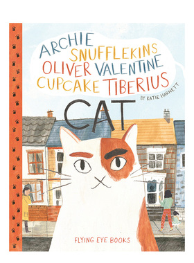 【现货】一只很多名字的貓 【Katie Harnett】Archie Snufflekins Oliver Valentine Cupcake Tiberius Cat  英文原版进口外版图