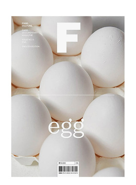 【预售】Magazine F 2021年03期 NO.15 EGG-鸡蛋 英文原版期刊生活杂志