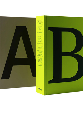 【现货】【套装2册】字体作品集：无衬线体应用+衬线体应用 A Collection of Sans Serif Typefaces and Serif Typefaces