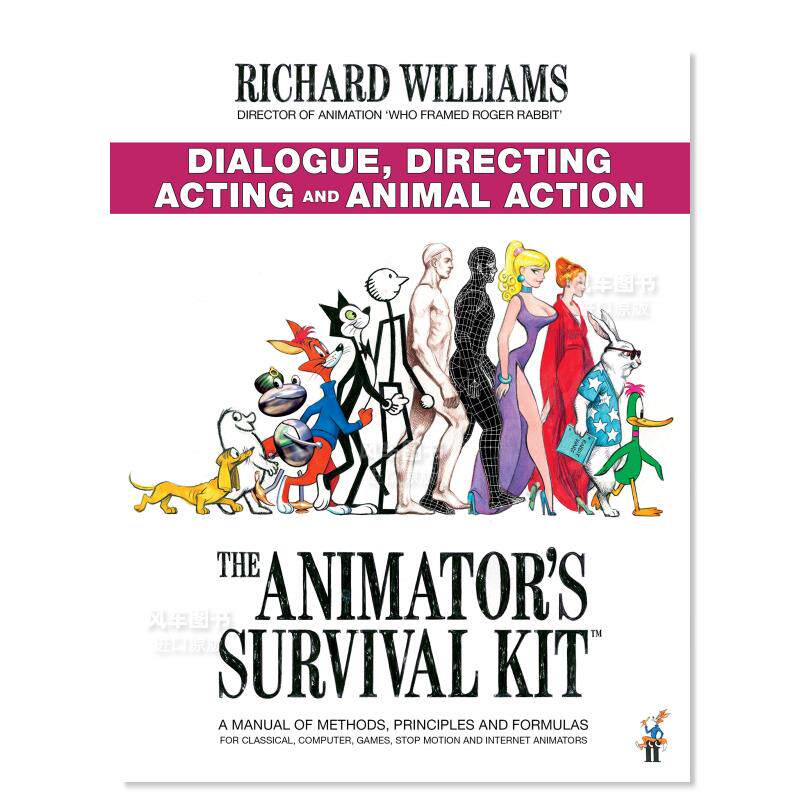 导演,表演和动物动作 the animators survival kit 英文原版艺术图